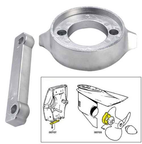 Kit Volvo 280 - 744 - Aluminum - KITVOLVO280/AL - Tecnoseal